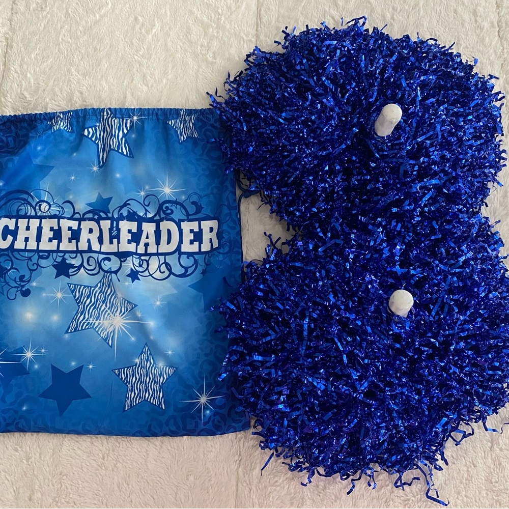 Cheerleader bag and Pom poms